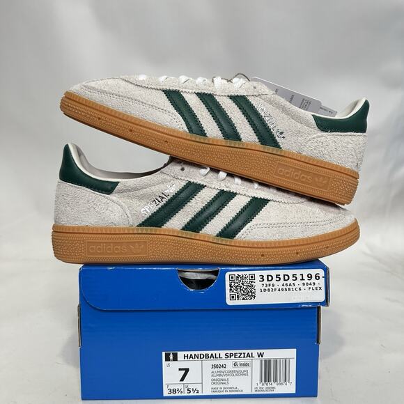 Adidas Handball Spezial WMNS “Alumina Grey Collegiate Green” - Picture 1 of 6
